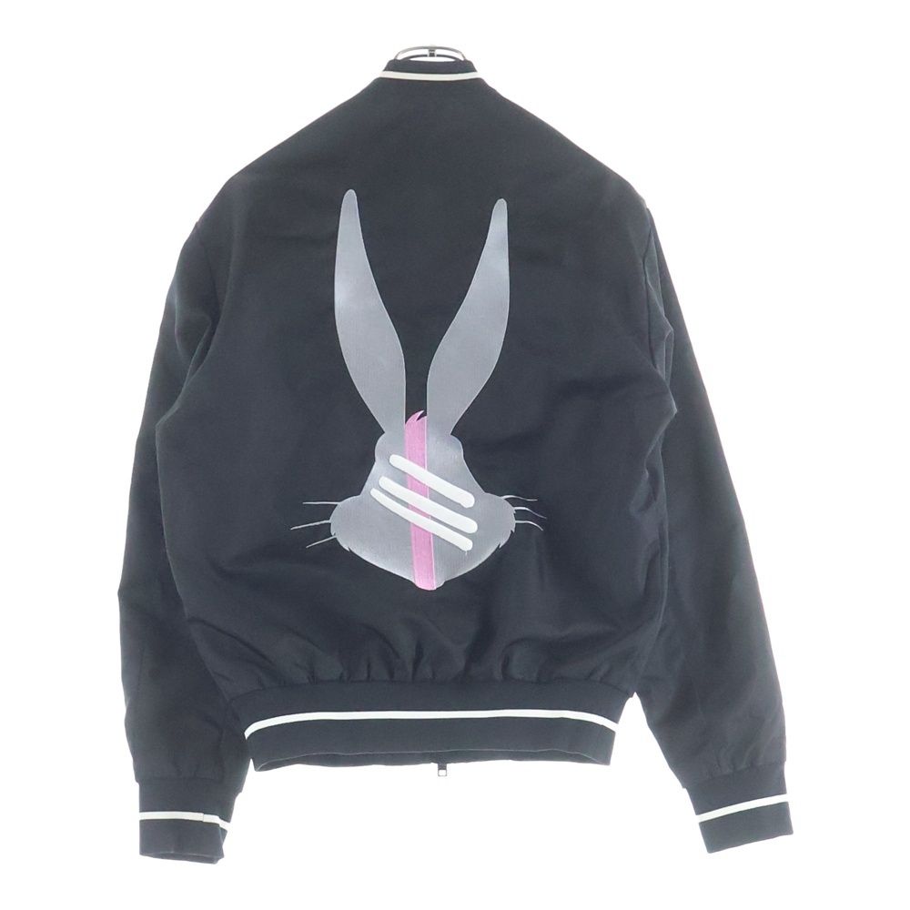 KITH キス xICEBERG アイスバーグ ロゴエンブロイダリー ナイロン バーシティジャケット ブルゾン ブラックKITH KITH (キス) xICEBERG アイスバーグ ロゴエンブロイダリー ナイロン