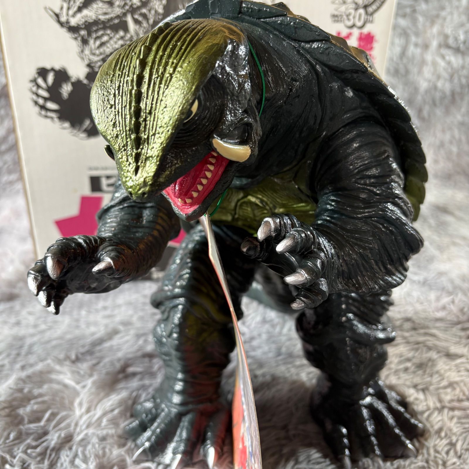ガメラ ビッグスケールフィギュア 硬質 1995 バンダイ　ソフビ BANDAI】平成ガメラ（バンダイ）ビッグスケールソフビフィギュア箱付