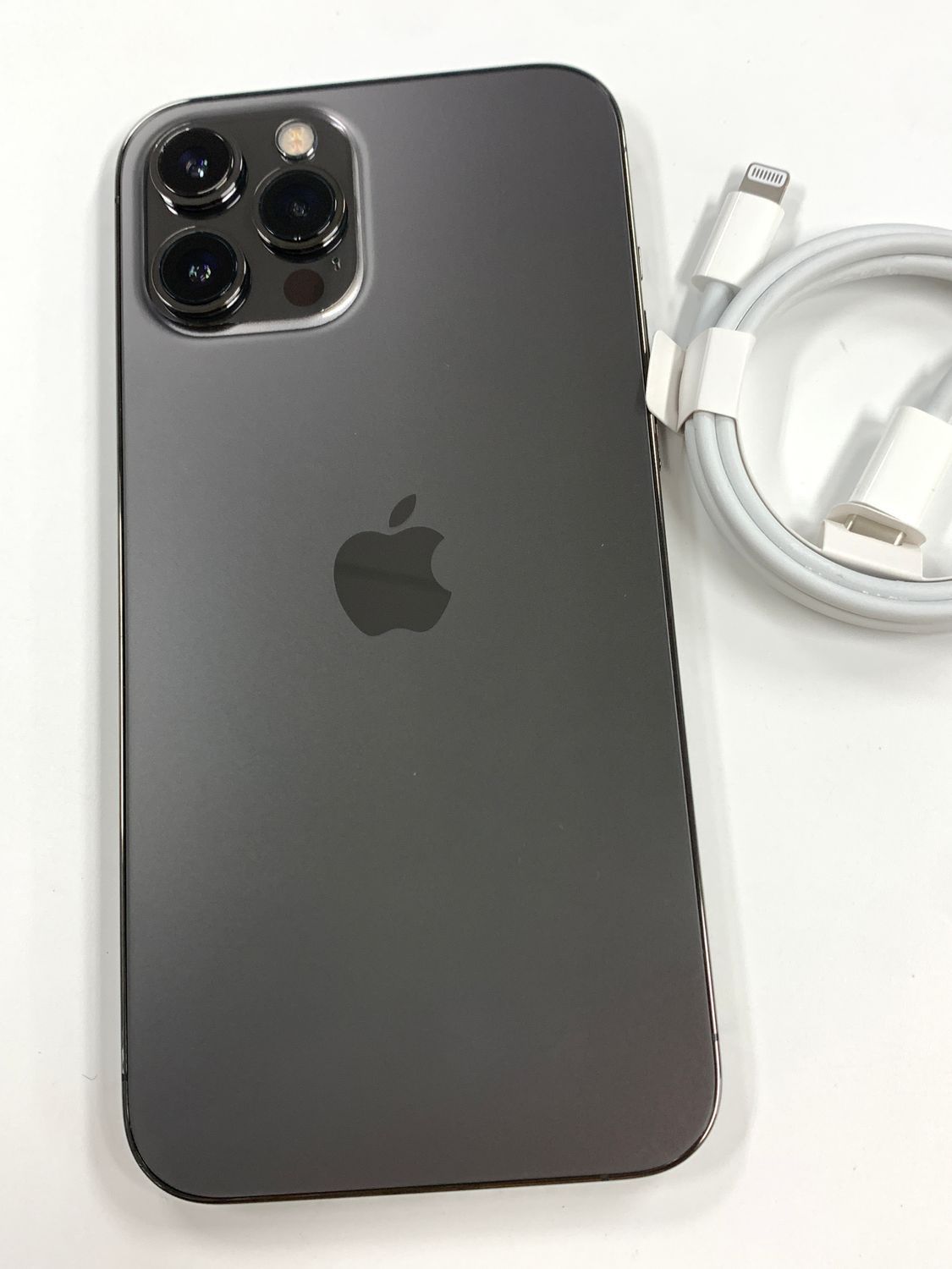 美品 電池85%SIMフリーiPhone12 Pro Max 128GB グラファイト-購入新商品
