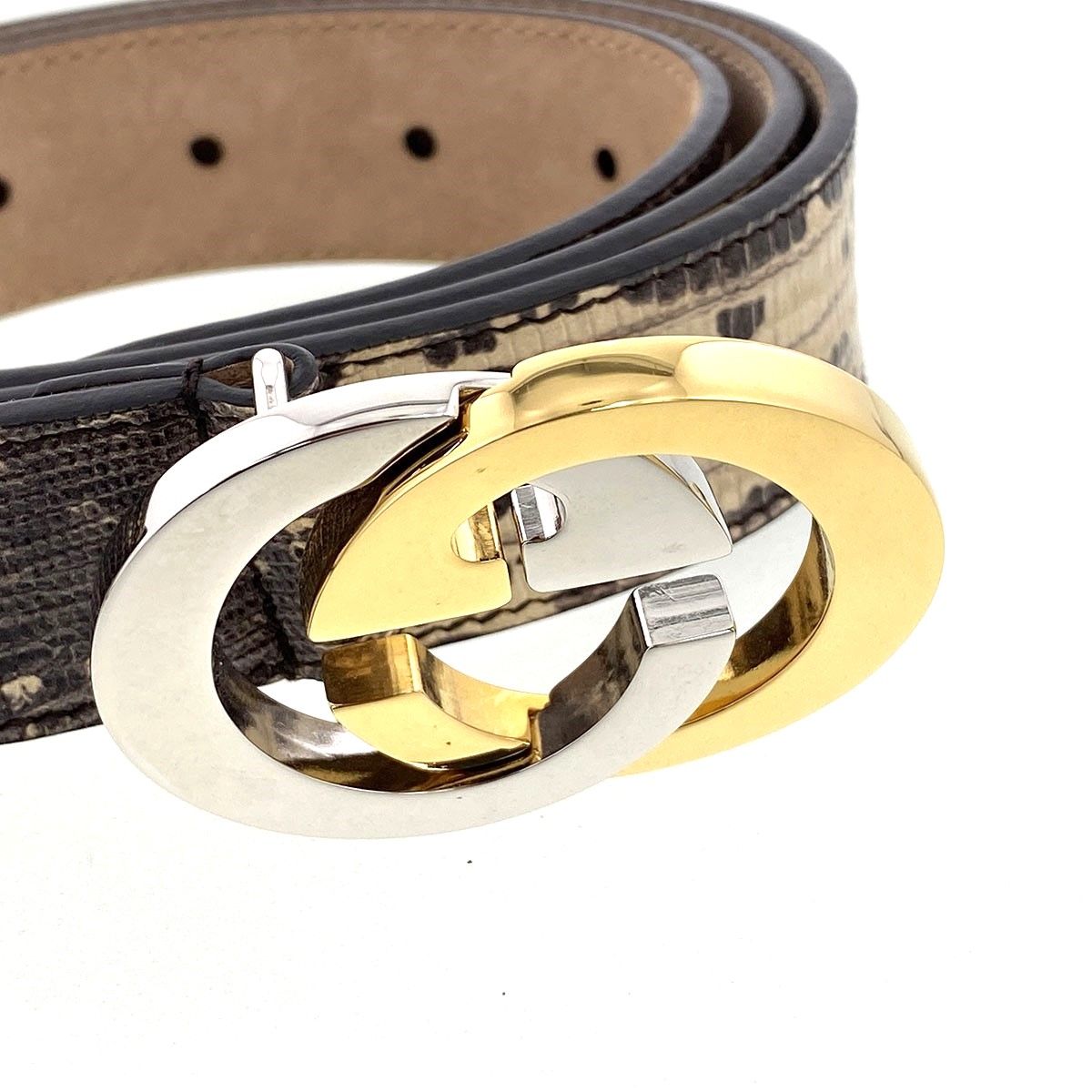GUCCI グッチ GGマーモント ベルト ベルト 525040 レザー ベージュ  レディース【中古】 GUCCI グッチ GGマーモント ベルト ベルト 525040 レディース レザー