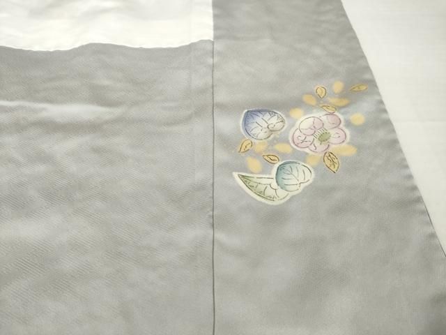 平和屋着物○訪問着 辻が花 絞り 舞花文 暈し染 銀糸 正絹 逸品