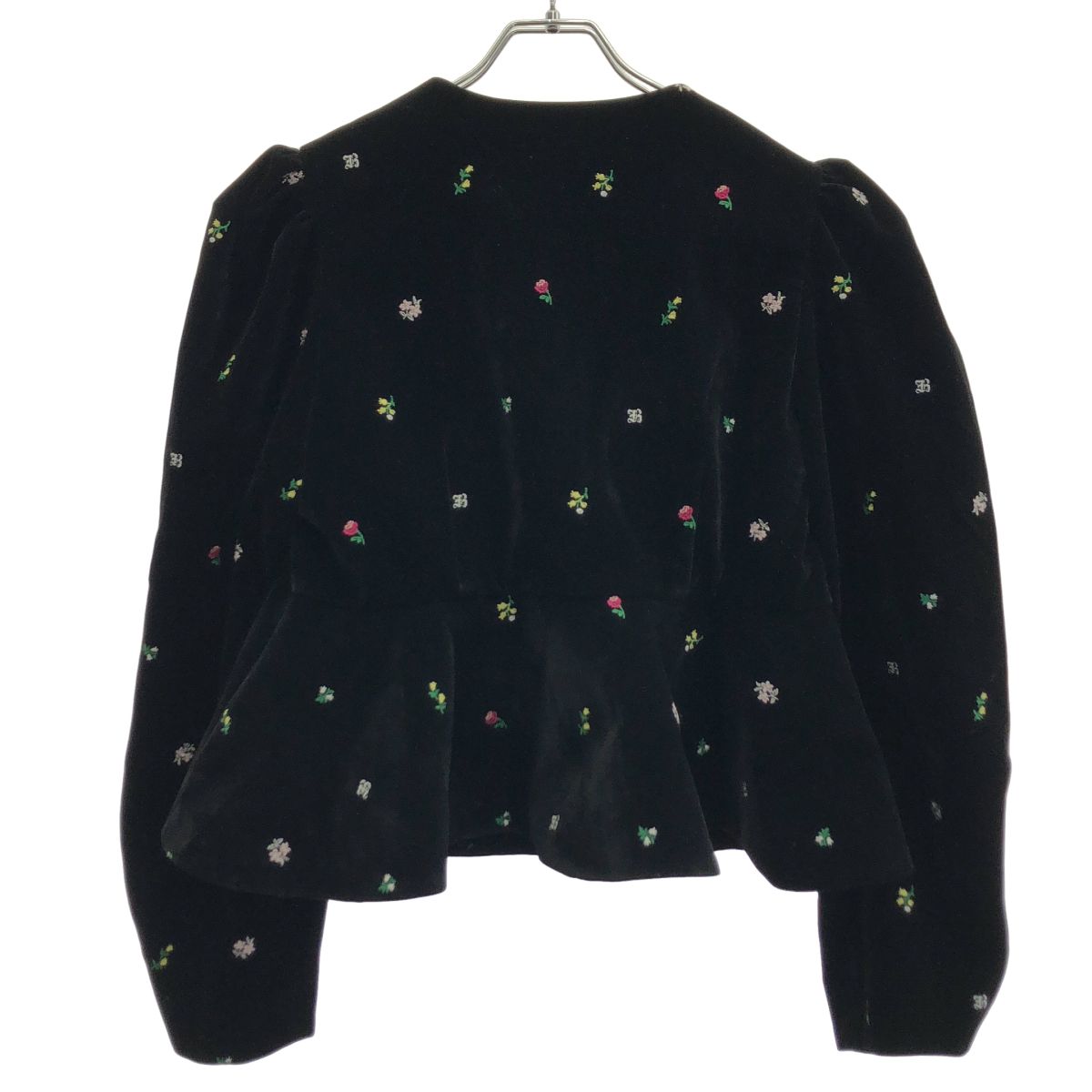 Bibiy ビビィ 25AW B. STARRY PEPURAMU CARDIGAN ペプラムジャケット 