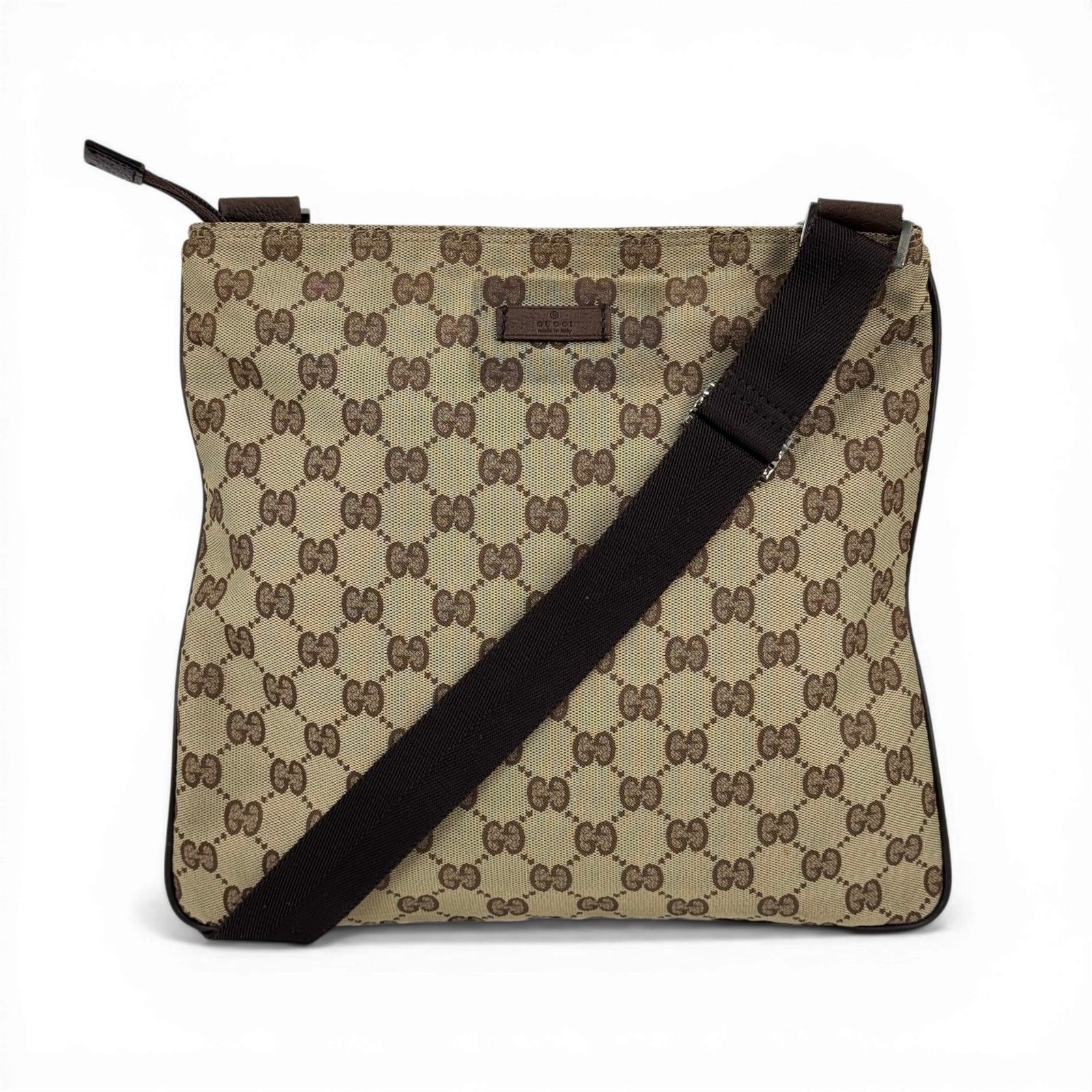 ヴィンテージ GUCCI GGパターン ショルダーバッグ ベージュ GUCCI 
