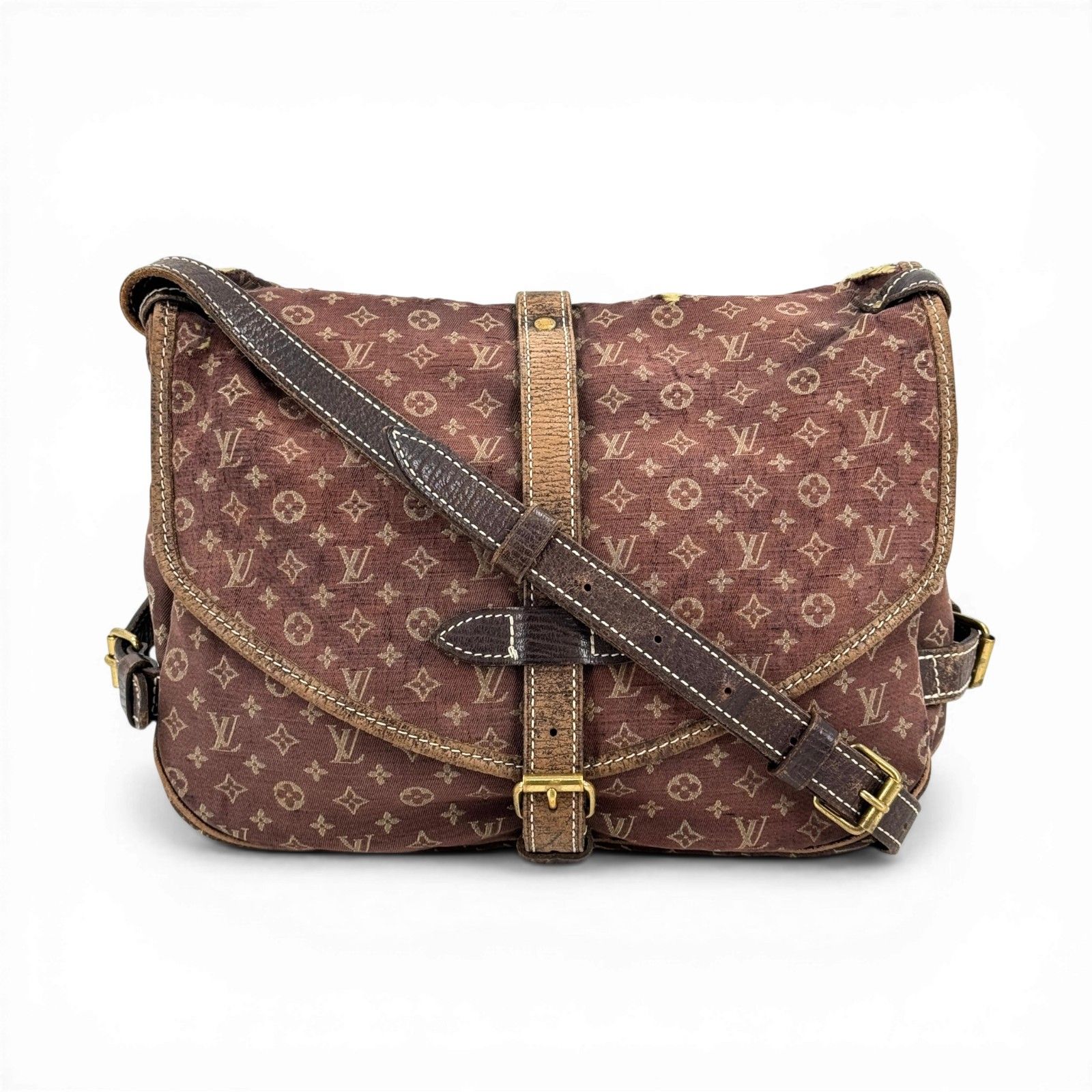 LOUIS VUITTON モノグラム ミニラン ソミュール 30 M95227 ショルダー 