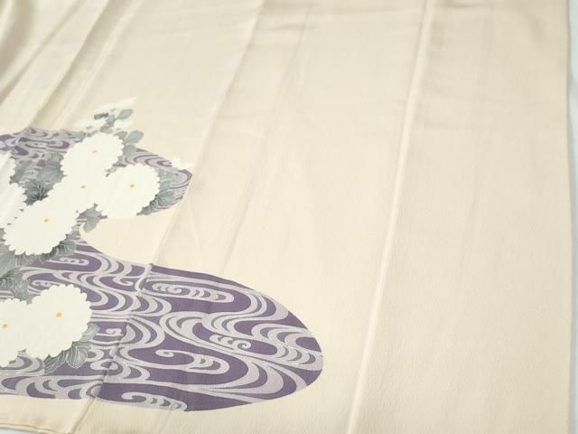 平和屋着物●豪華色留袖　刺繍　流水菊文　正絹　逸品　CABE2396yc 平和屋着物○豪華色留袖 刺繍 流水菊文 正絹 逸品 CABE2396ycの通販 by