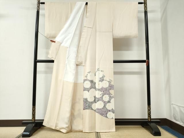 平和屋着物○豪華色留袖 刺繍 流水菊文 正絹 逸品 CABE2396yc - メルカリ