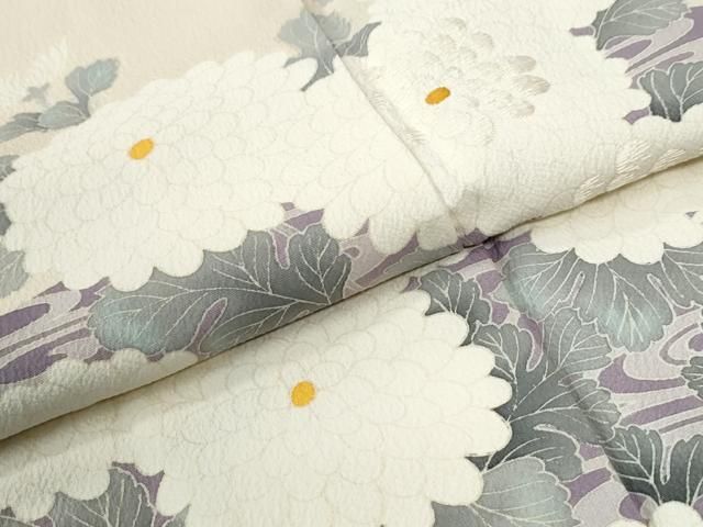 平和屋着物○豪華色留袖 刺繍 流水菊文 正絹 逸品 CABE2396yc - メルカリ