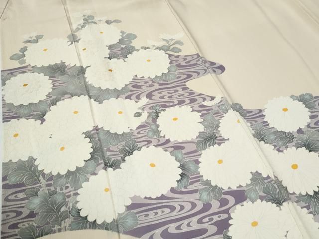 平和屋着物○豪華色留袖 刺繍 流水菊文 正絹 逸品 CABE2396yc - メルカリ