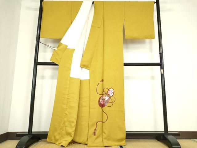 平和屋着物●豪華色留袖　瓢箪に桜　銀彩　正絹　逸品　DABC3783az 平和屋着物○豪華色留袖 瓢箪に桜 銀彩 正絹 逸品 DABC3783az - メルカリ