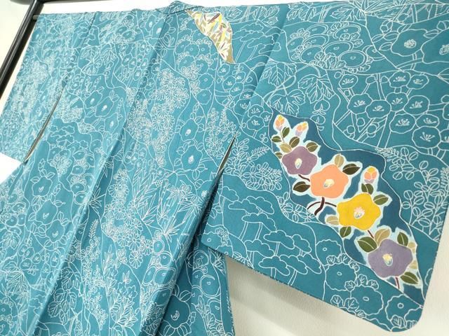 平和屋着物●訪問着　花尽くし　正絹　逸品　DABC3787az 平和屋着物○訪問着 花尽くし 正絹 逸品 DABC3787az - メルカリ