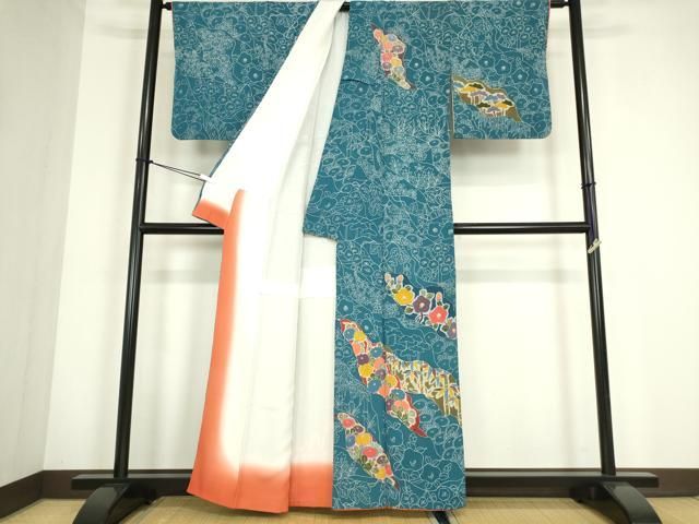 平和屋着物●訪問着　花尽くし　正絹　逸品　DABC3787az 平和屋着物○訪問着 花尽くし 正絹 逸品 DABC3787az - メルカリ