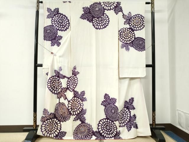 平和屋着物●豪華振袖　駒刺繍　絞り　菊　正絹　逸品　CABE2487yc 平和屋着物○豪華振袖 駒刺繍 絞り 菊 正絹 逸品 CABE2487yc - メルカリ