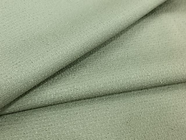平和屋着物▽男性 紬 単衣 千草鼠色 キングサイズ 正絹 逸品 AABH5594jh