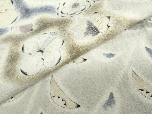 平和屋着物○訪問着 作家物 手描き 辻が花 正絹 逸品 DABD9070ud