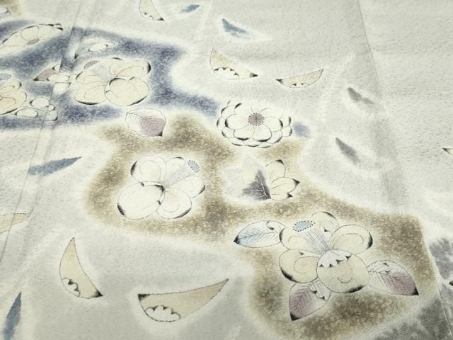 平和屋着物●訪問着　作家物　手描き　辻が花　正絹　逸品　DABD9070ud 平和屋着物○訪問着 作家物 手描き 辻が花 正絹 逸品 DABD9070ud