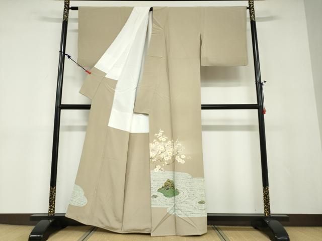 平和屋着物○本加賀友禅作家 大久保謙一 色留袖 枯山水 証紙付き 正絹