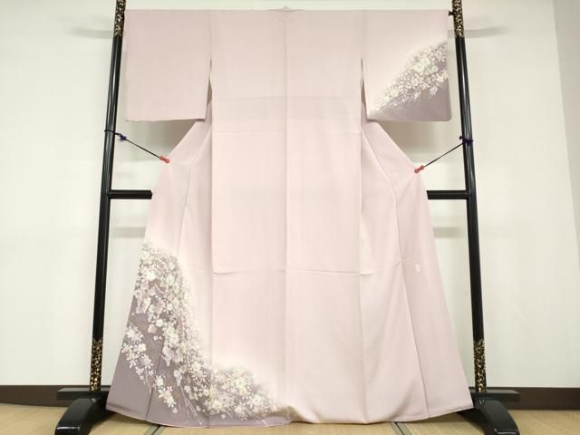 平和屋着物●越後十日町の一流染匠　桐屋・翠山工房　訪問着　絞り　辻が花　金銀彩　やまと金ラベル　正絹　逸品　DABD9078ud 平和屋着物○越後十日町の一流染匠 桐屋・翠山工房 訪問着 絞り 辻が花