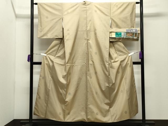 平和屋着物○本場大島紬 窪田優粋 9マルキ 花優羅 証紙付き 正絹 逸品