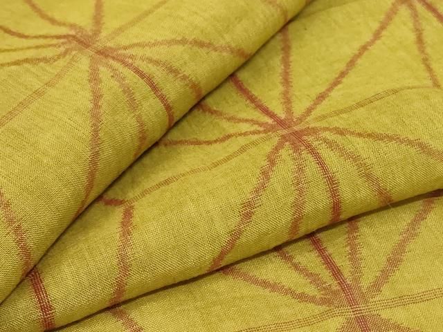 平和屋着物＊夏物　小千谷ちぢみ　麻の葉文様　麻　逸品　AABH4015jd 平和屋着物＊夏物 小千谷ちぢみ 麻の葉文様 麻 逸品 AABH4015jd - メルカリ