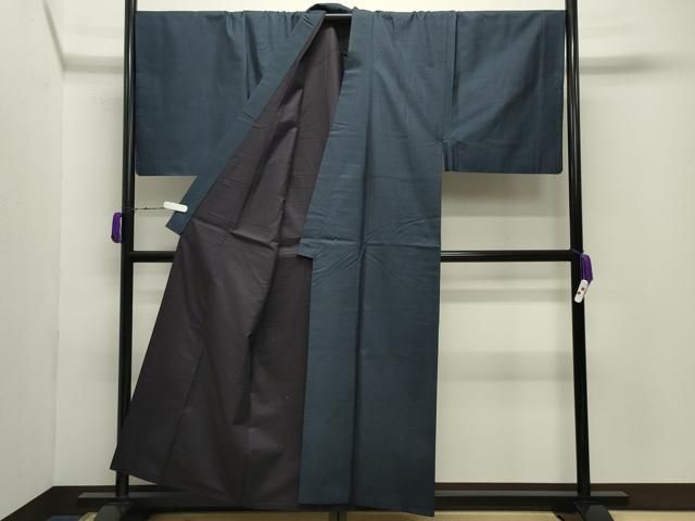 平和屋着物●男性　本場大島紬　アンサンブル　キングサイズ　100亀甲　総詰め　正絹　逸品　CABD9168gh 平和屋着物○男性 本場大島紬 アンサンブル キングサイズ 100亀甲 総
