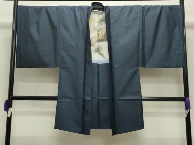 平和屋着物○男性 本場大島紬 アンサンブル キングサイズ 100亀甲 総