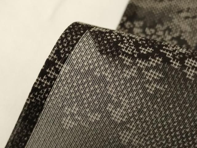 平和屋着物＊夏物　本場大島紬　夏大島　風景文　正絹　逸品　AABH6425jd 平和屋着物＊夏物 本場大島紬 夏大島 風景文 正絹 逸品 AABH6425jd