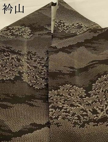 平和屋着物＊夏物　本場大島紬　夏大島　風景文　正絹　逸品　AABH6425jd 平和屋着物＊夏物 本場大島紬 夏大島 風景文 正絹 逸品 AABH6425jd