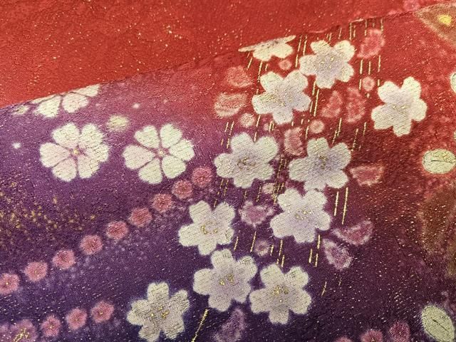 平和屋着物○豪華振袖 絞り 辻が花 暈し染め 金彩 金通し地 正絹 逸品