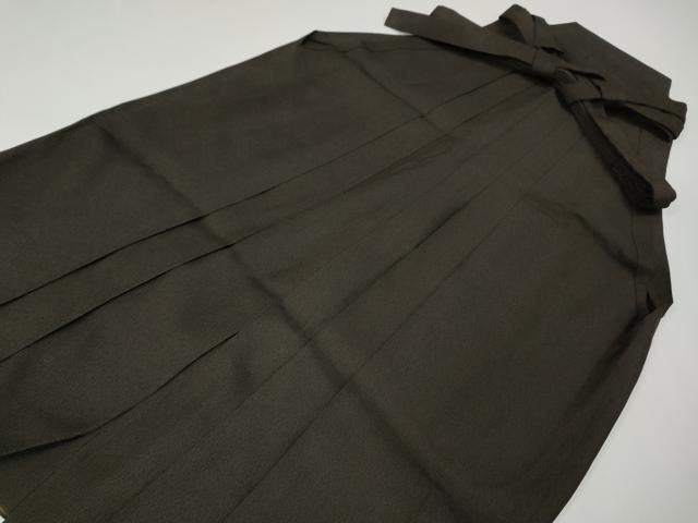 平和屋着物●男性　馬乗り袴　霞文　正絹　逸品　CABE7160ut