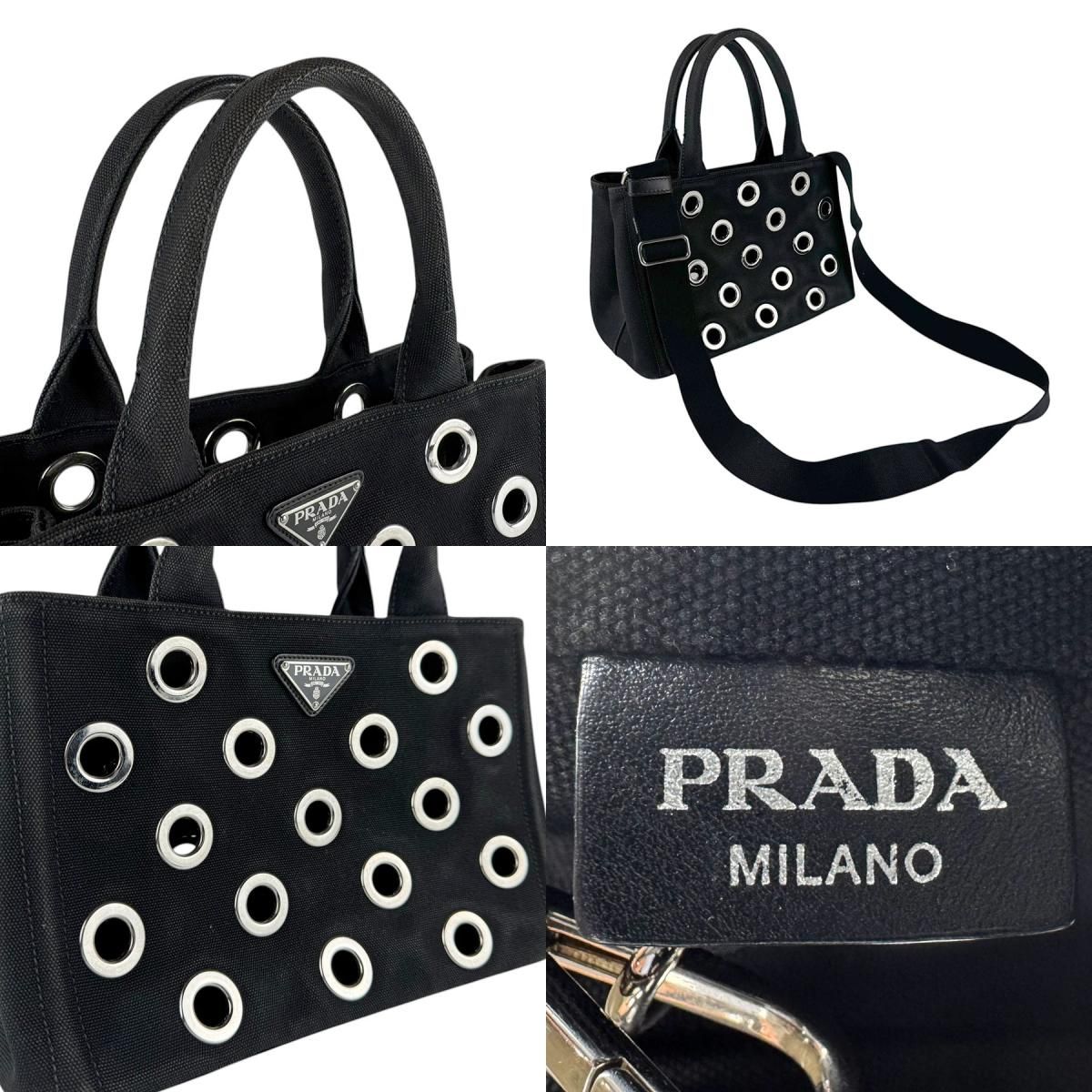 プラダ PRADA ショルダーバッグ ハンドバッグ カナパ - メルカリ