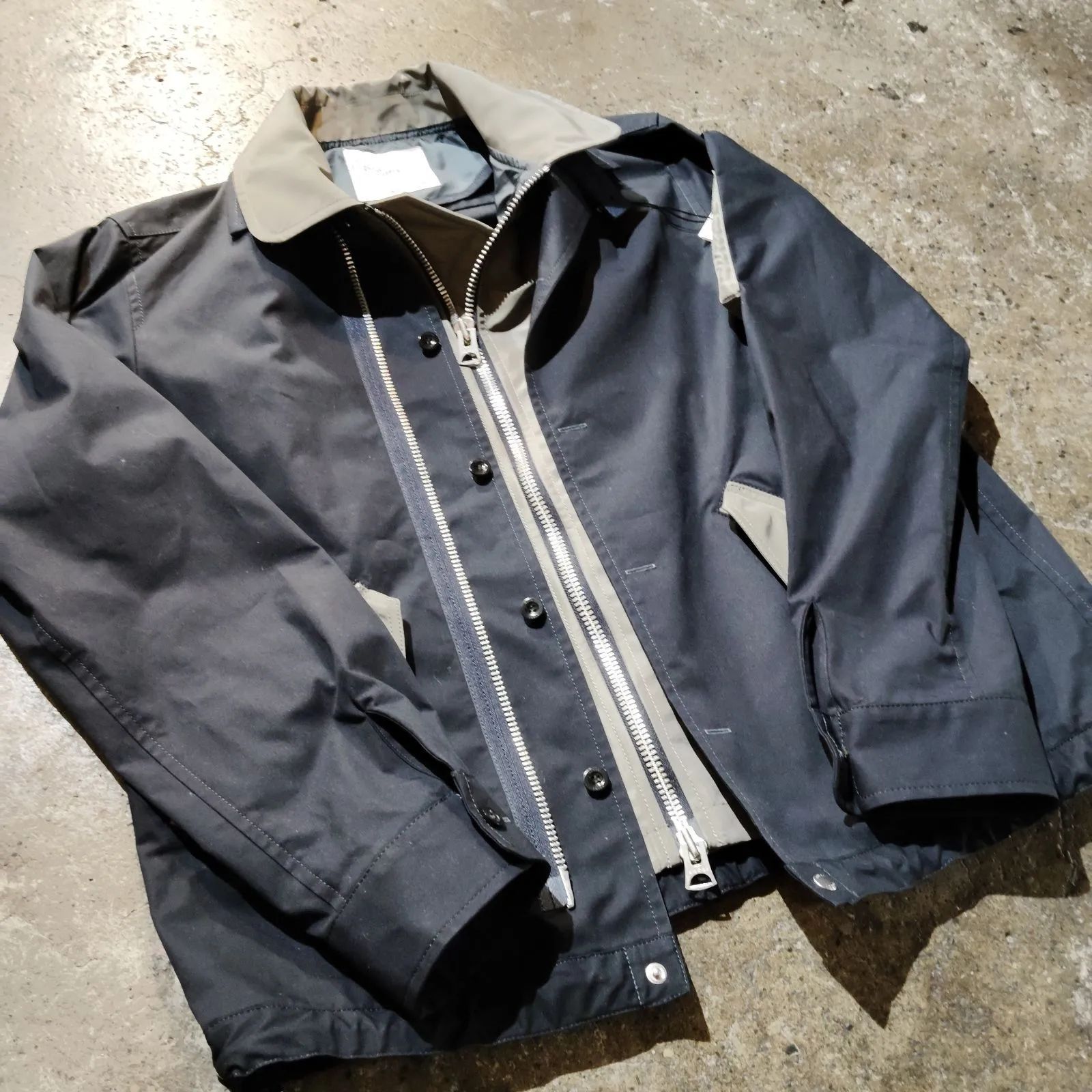 SACAI サカイ コットンナイロンオックスフォードブルゾン 【公式通販】