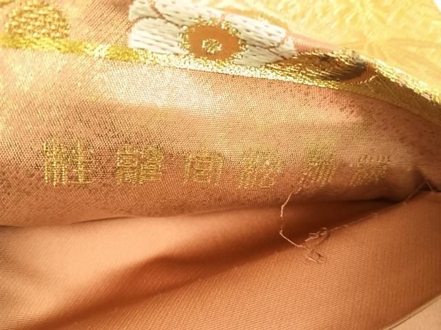平和屋着物◎六通柄袋帯　唐織　離宮錦　桂離宮　金銀糸　正絹　逸品　AABH0399yx 平和屋着物◎六通柄袋帯 唐織 離宮錦 桂離宮 金銀糸 正絹 逸品