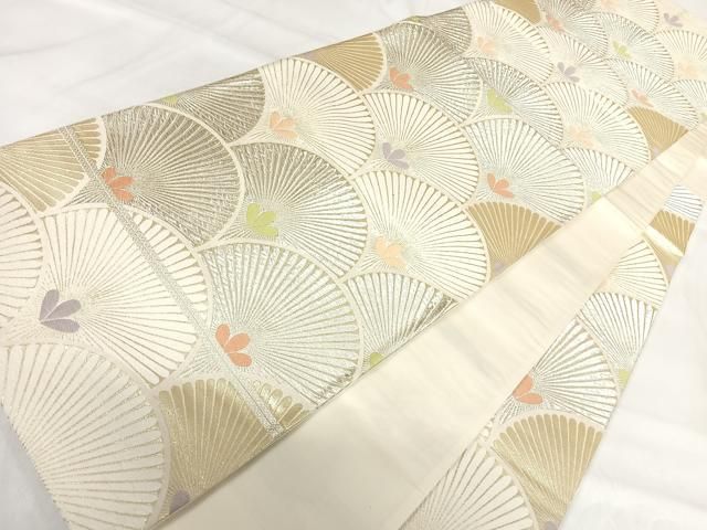 平和屋着物◎六通柄袋帯　唐織　青海波　金銀糸　正絹　逸品　AABI0847yx 楽天市場】平和屋着物□六通柄袋帯 唐織 鏡裏花文 黒地 金銀糸 逸品 n