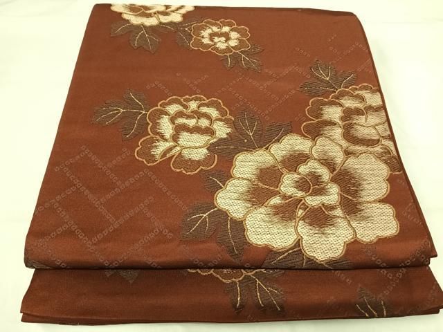平和屋着物◎六通柄京袋帯　唐織　草花文　金糸　AABI0855yx 平和屋着物◎六通柄京袋帯 唐織 草花文 金糸 AABI0855yx - メルカリ