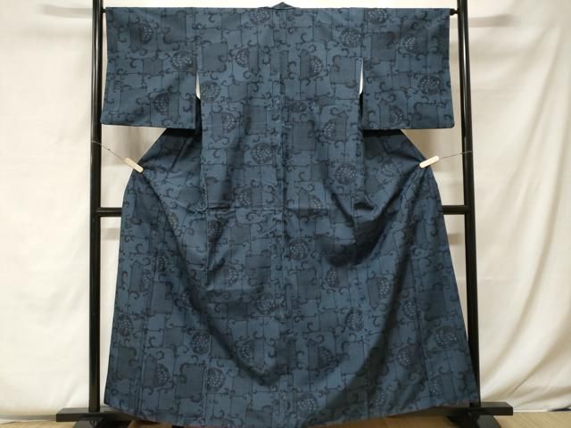 平和屋着物■上質な紬　花唐草文　正絹　逸品　CABF4191ev 平和屋着物□上質な紬 花唐草文 正絹 逸品 CABF4191ev - メルカリ