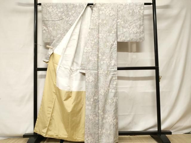 平和屋着物□上質な紬 草花文 正絹 逸品 CABF4194ev - メルカリ