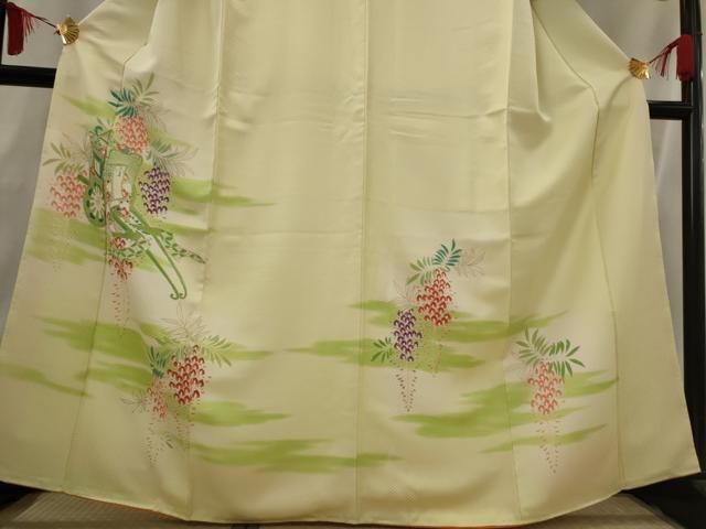 平和屋着物□訪問着 御所車花文 金彩 正絹 逸品 AABI0274st - メルカリ