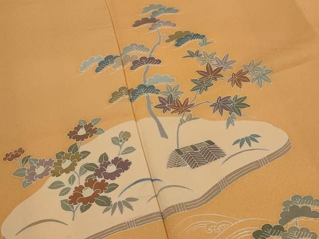 平和屋着物■訪問着　友禅　松竹梅　正絹　逸品　AABI0277st 平和屋着物□訪問着 友禅 松竹梅 正絹 逸品 AABI0277st - メルカリ