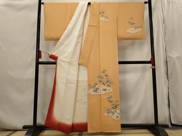 平和屋着物■訪問着　友禅　松竹梅　正絹　逸品　AABI0277st 平和屋着物□訪問着 友禅 松竹梅 正絹 逸品 AABI0277st - メルカリ