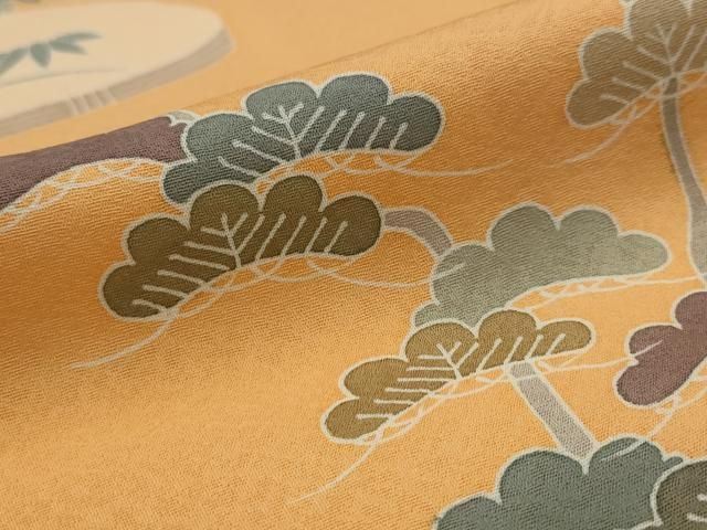 平和屋着物■訪問着　友禅　松竹梅　正絹　逸品　AABI0277st 平和屋着物□訪問着 友禅 松竹梅 正絹 逸品 AABI0277st - メルカリ