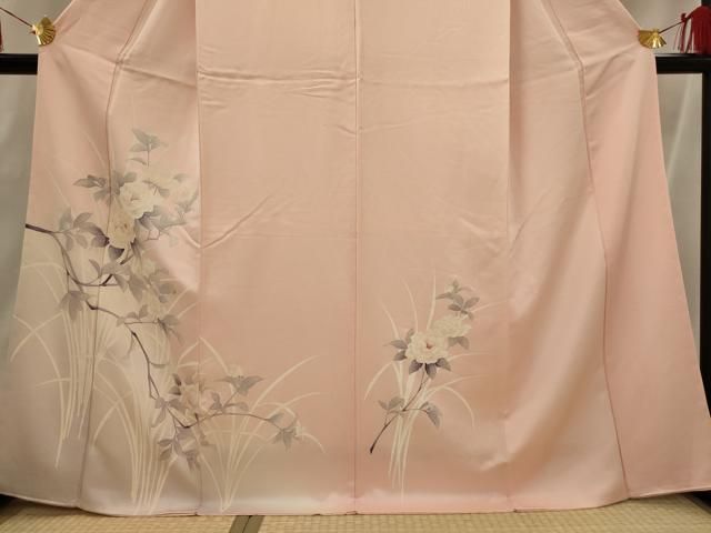 平和屋着物□訪問着 枝花文 暈し染め 金彩 正絹 逸品 AABI0283st