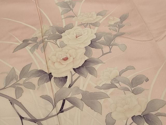 平和屋着物□訪問着 枝花文 暈し染め 金彩 正絹 逸品 AABI0283st