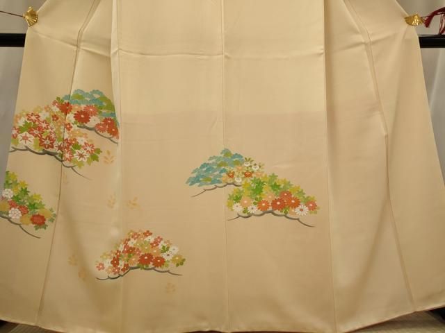 平和屋着物■訪問着　友禅　花松文　正絹　逸品　AABI0287st 平和屋着物□訪問着 友禅 花松文 正絹 逸品 AABI0287st - メルカリ