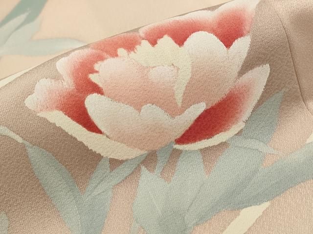 平和屋着物■訪問着　草花文　暈し染め　正絹　逸品　AABI0289st 平和屋着物□訪問着 草花文 暈し染め 正絹 逸品 AABI0289st - メルカリ