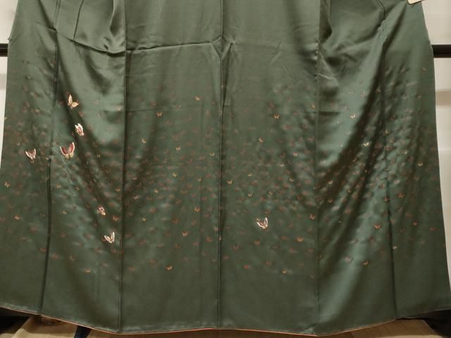 平和屋着物■訪問着　刺繍　舞蝶文　金糸　正絹　逸品　CABF4201ev 平和屋着物□訪問着 刺繍 舞蝶文 金糸 正絹 逸品 CABF4201ev - メルカリ