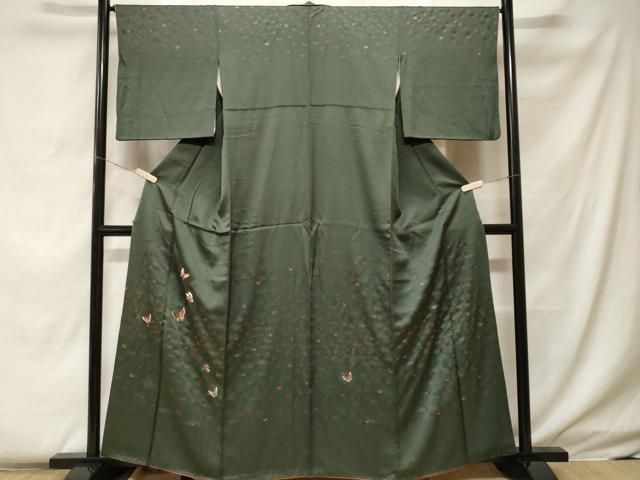 平和屋着物■訪問着　刺繍　舞蝶文　金糸　正絹　逸品　CABF4201ev 平和屋着物□訪問着 刺繍 舞蝶文 金糸 正絹 逸品 CABF4201ev - メルカリ