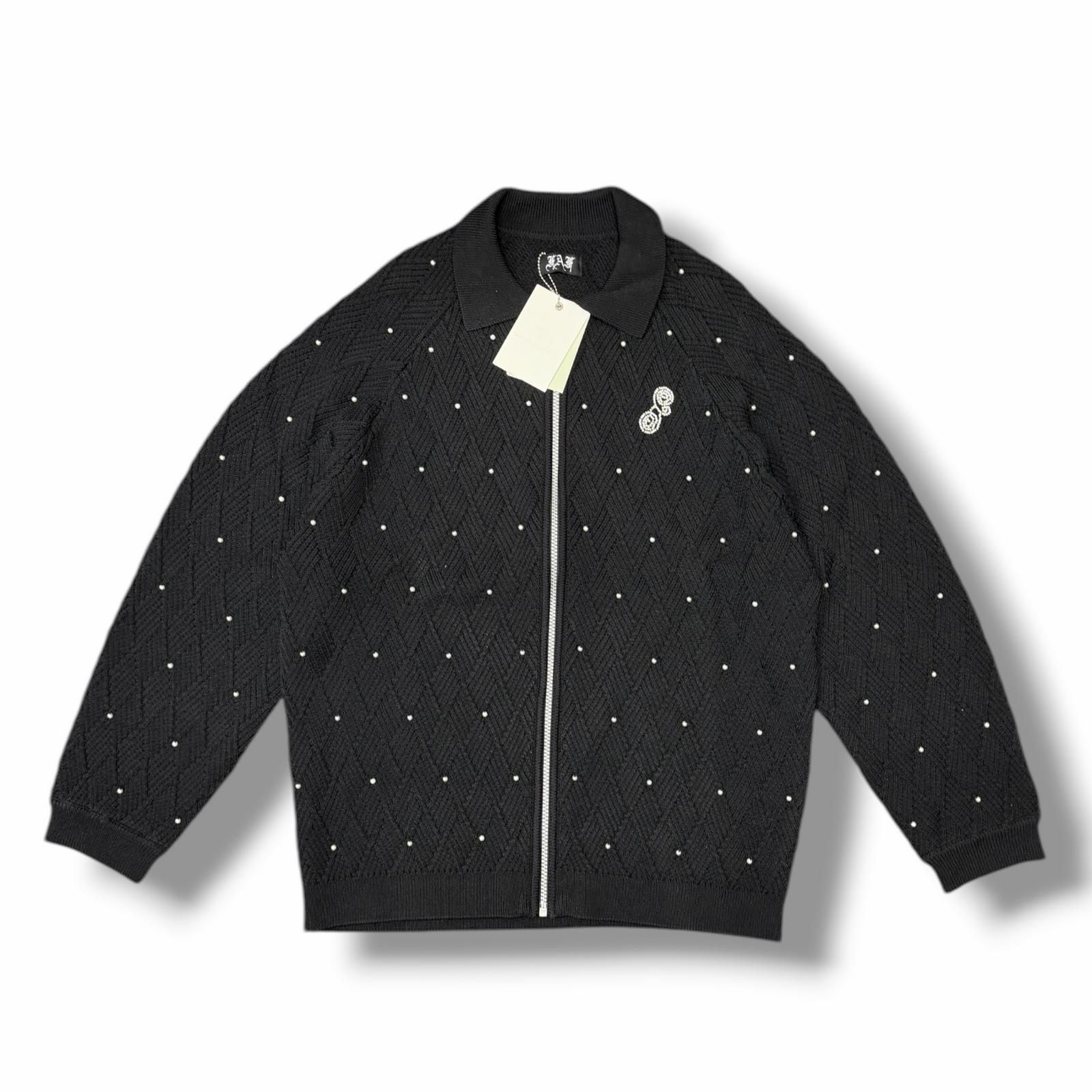 参考上代37400円 未使用 FAF(Fake As Flowers) 24AW Pearl Cardigan