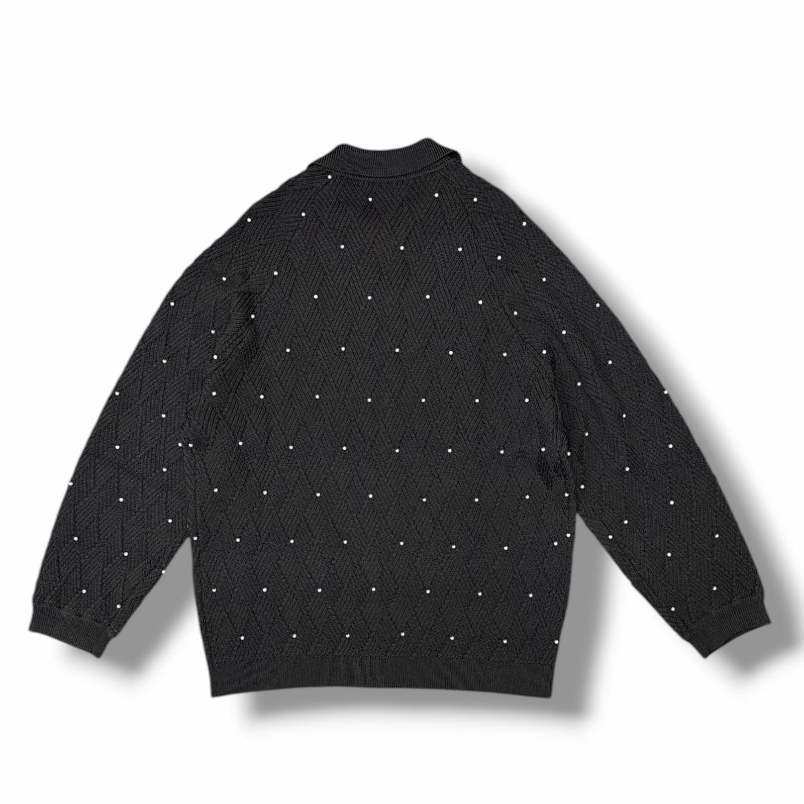 参考上代37400円 未使用 FAF(Fake As Flowers) 24AW Pearl Cardigan