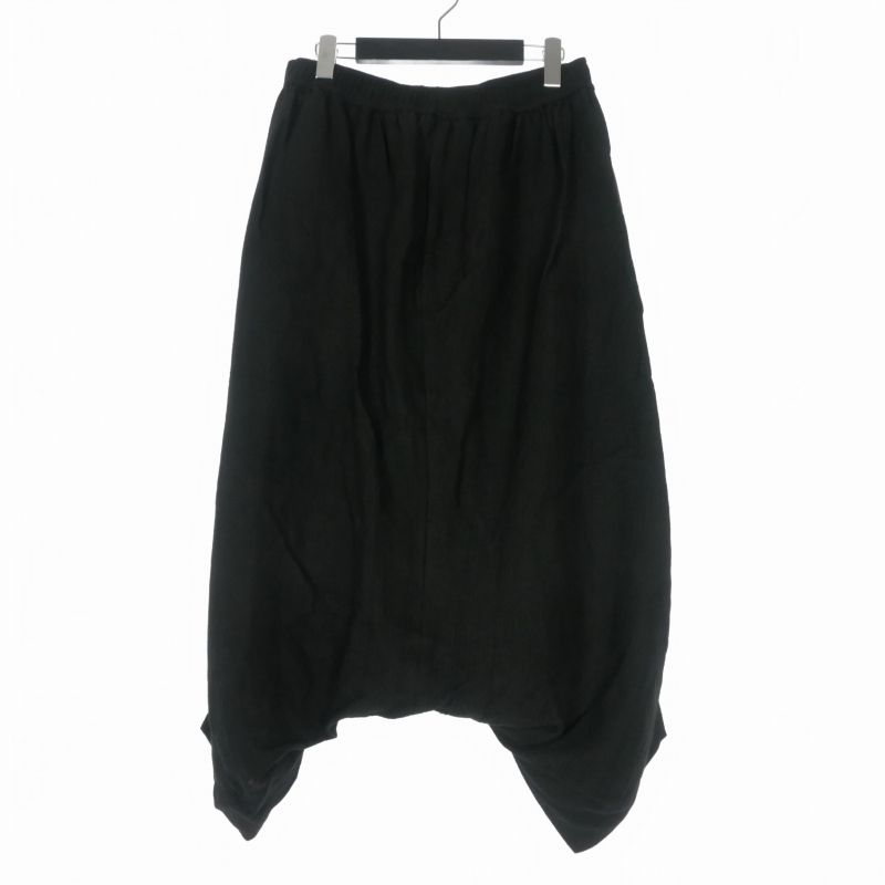 ユリウス　697PAM9 名作シャーリングドレープサルエルパンツ　ブラック JULIUS WIDE CROPPED PANTS 697PAM11 | JULIUS(ユリウス) | JULIUS