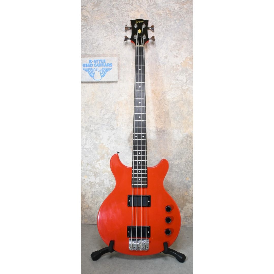 Greco JB420 リフィニッシュ PU交換　訳あり　音出しOK　中古品 USED】Greco / TVB-45 / グレコ O切れロゴ 80年代 日本製 - メルカリ